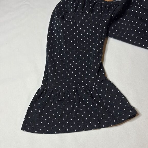 Michael Kors Black and White Polka Dot 3/4 Sleeve Sze M - Picture 8 of 8